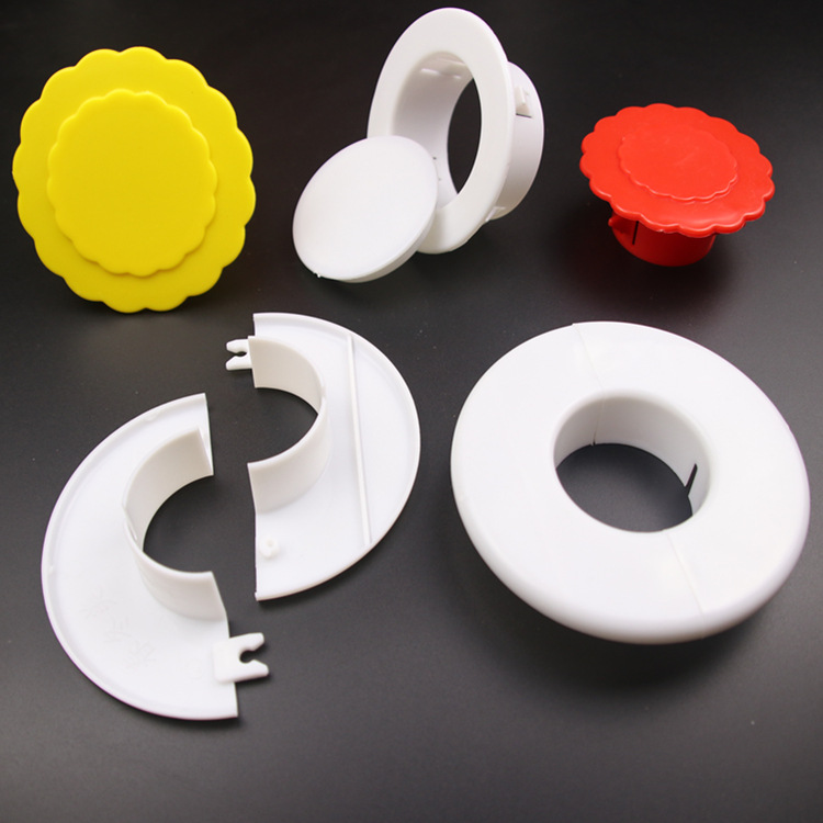 Декоративная крышка для отверстия кондиционера из нового чистого ПП, резервная ПВХ-трубка, заглушка для отверстия кондиционера, разъемное кольцо для удержания стены