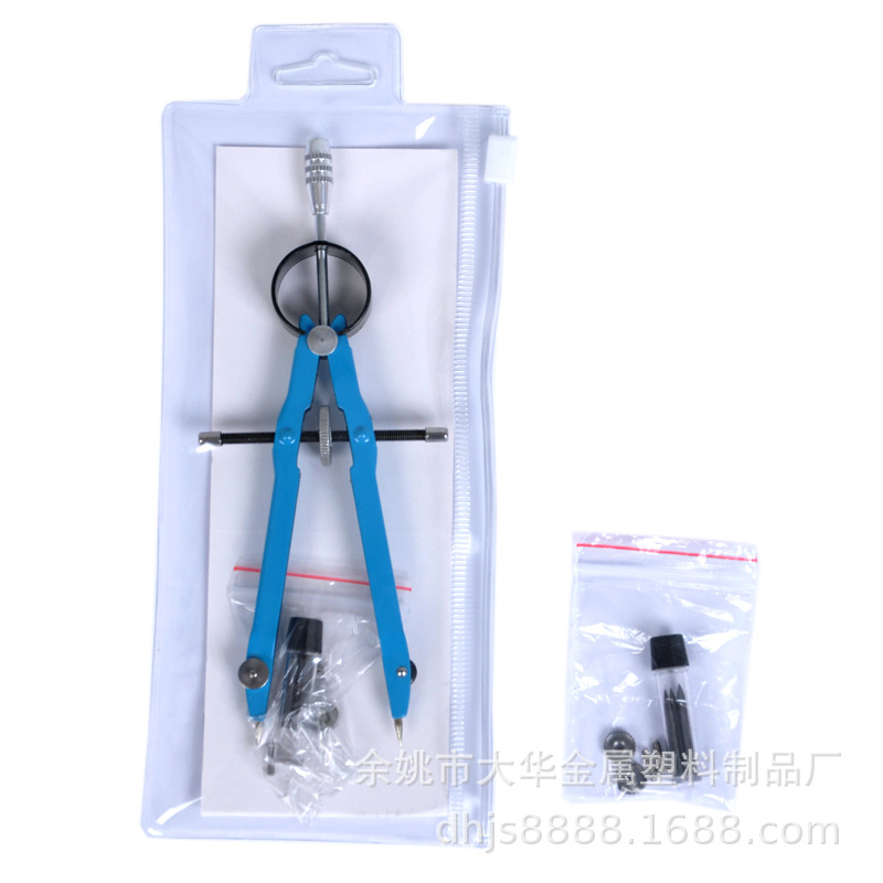 Factory direct color spring metal compasses professional drawing metal compasses