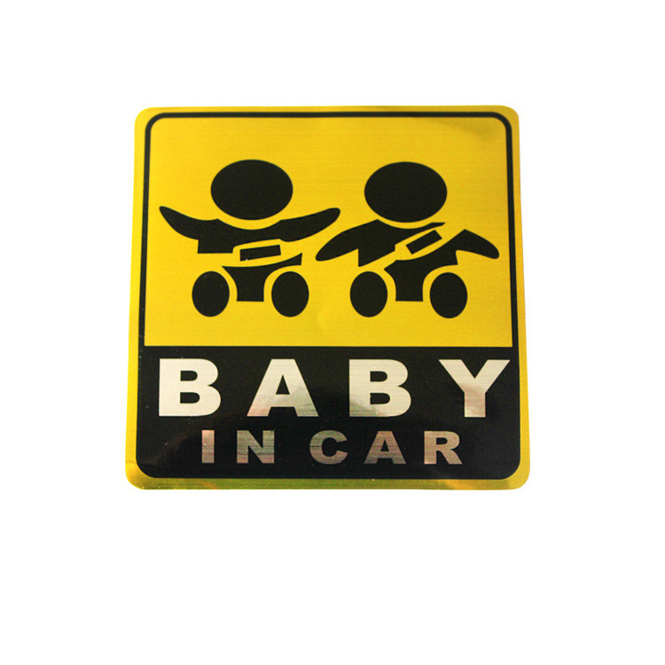 Car Baby Stickers Baby in Car with Baby Car Stickers Car Body Stickers Safety Reminder Stickers