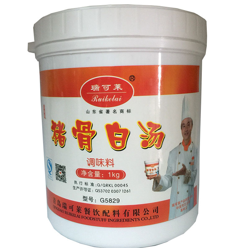 Ruikelai pork bone white soup beef bone white soup chicken bone white soup hot pot spicy hot Japanese ramen soup bottom seasoning