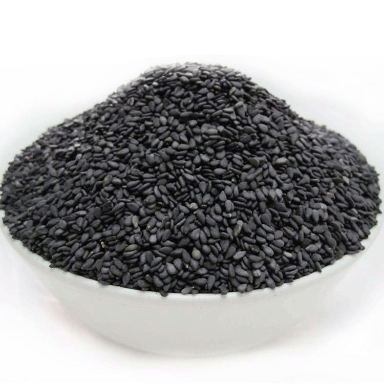 New Date Black Sesame Seeds, Undyed, Impurity-Free, Color-Selected, Factory Wholesale, 500g Bagged Oil Sesame