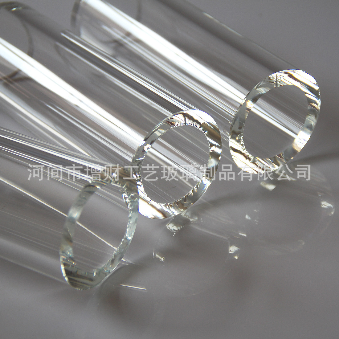 Производство и индивидуализация круглых бес底ных полых стеклянных прямых трубок, сырье, высокоборо-силикатные, термостойкие прозрачные трубки