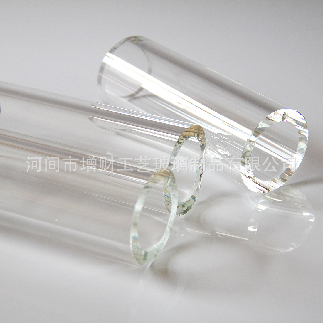 Production and Customization of Round Bottomless Hollow Glass Straight Tubes Raw Materials High Borosilicate High Temperature Resistant Transparent Glass Tubes