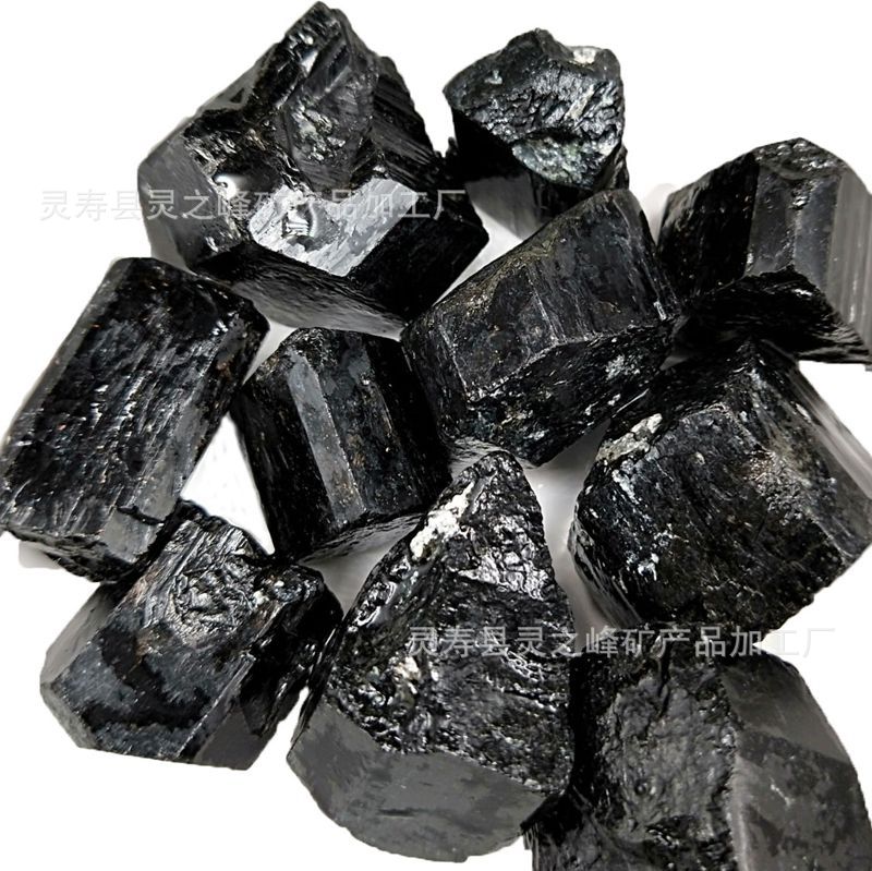 Wholesale High-Purity Tourmaline Stone Single Crystal Tourmaline Xinjiang Tourmaline Particles for Water Treatment in Steam Rooms