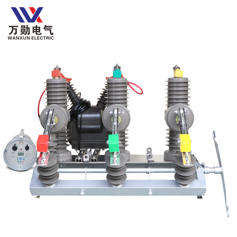 Wan Xun 10KV high voltage vacuum circuit breaker ZW32-12FG/630A outdoor column demarcation switch watchdog