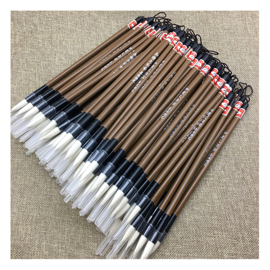 Factory direct supply plus Jiandai Baiyun Yanghao cheap calligraphy and painting training brush wholesale