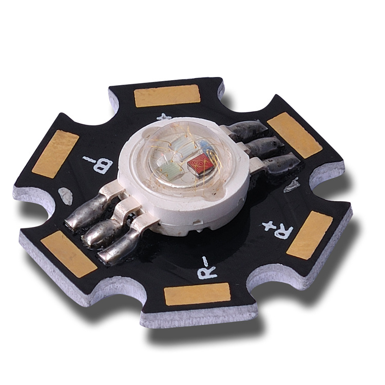 Wholesale High-Power Imitation Lumen Rgb Lamp Beads Red, Green and Blue Three-In-One 9Wrgb Lamp Beads with Aluminum Substrate Led Lamp Beads