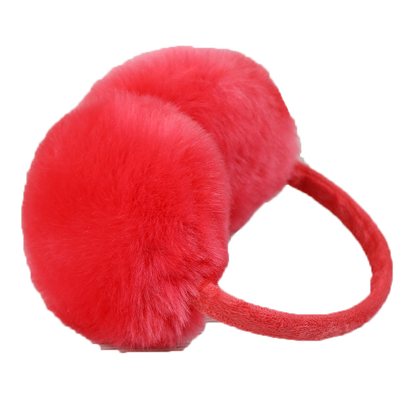 Winter warm plush ear warm ear cover men's and women's ear bag imitation high quality rabbit hair increased thick earmuffs earmuffs wholesale