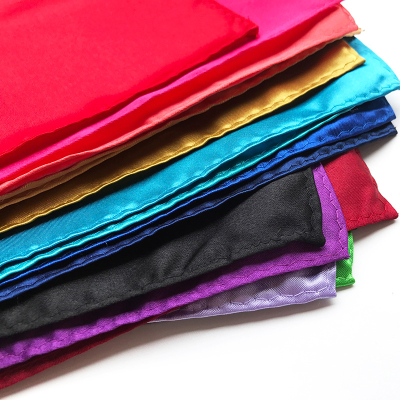 38 color handkerchief small square satin square bow tie color Square formal suit pocket towel factory outlet