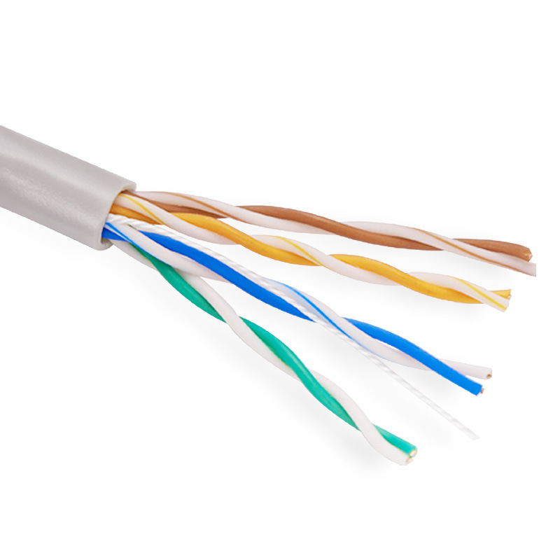 Factory direct supply non-shielded oxygen-free copper jumper RJ45 network cable cat5 Super Five twisted eight-core finished Network cable
