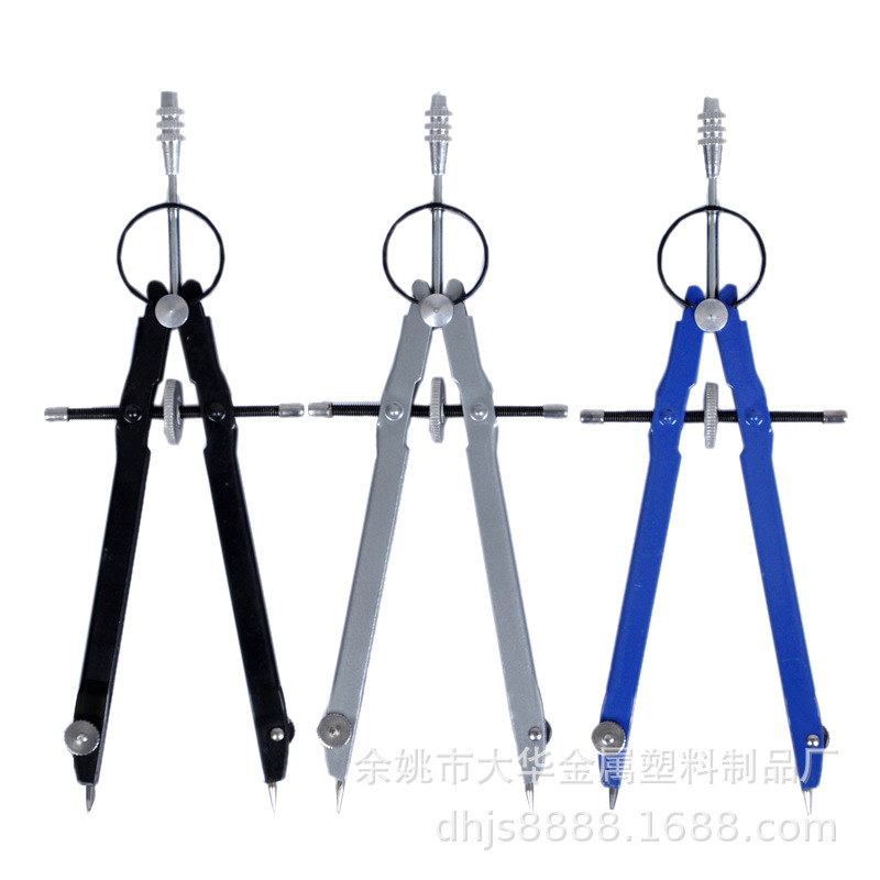 Цветные пружинные металлические компасы для профессионального рисования