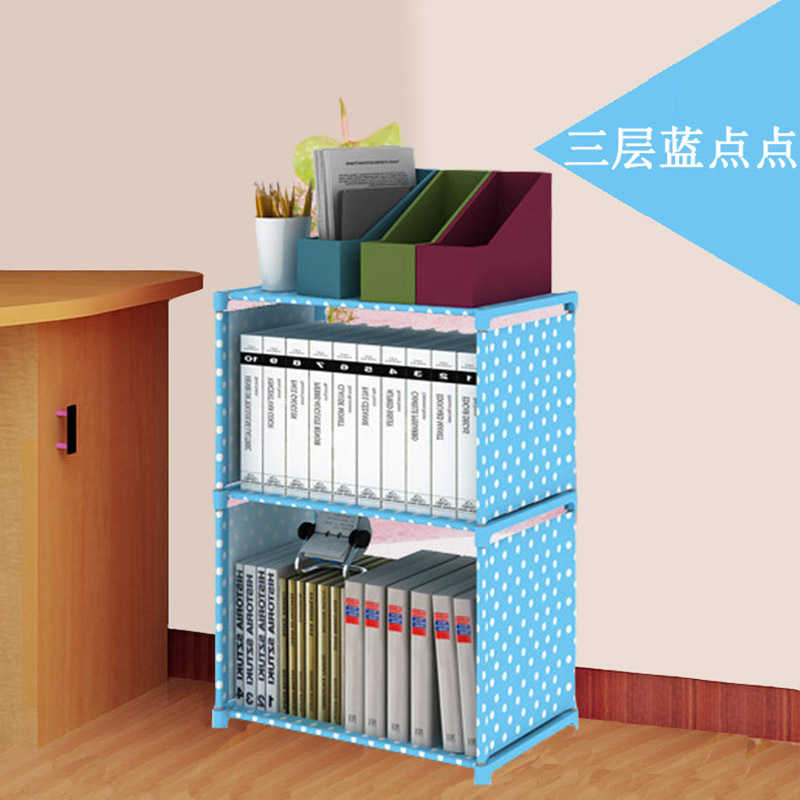 Yun Yaxiang Simple Bookshelf Single Row Bookcase Storage Rack Creative Combination Reinforced Shelf Floor Children's Bookcase Wholesale