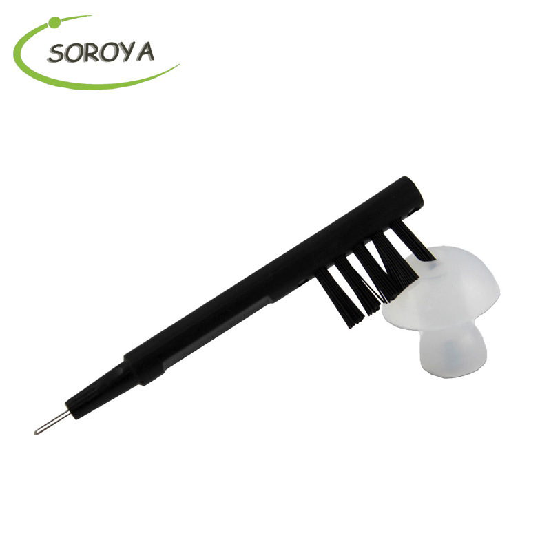Sonoya hearing aid accessories cleaning brush U-shaped hook tone sound size with magnet hearing aid brush