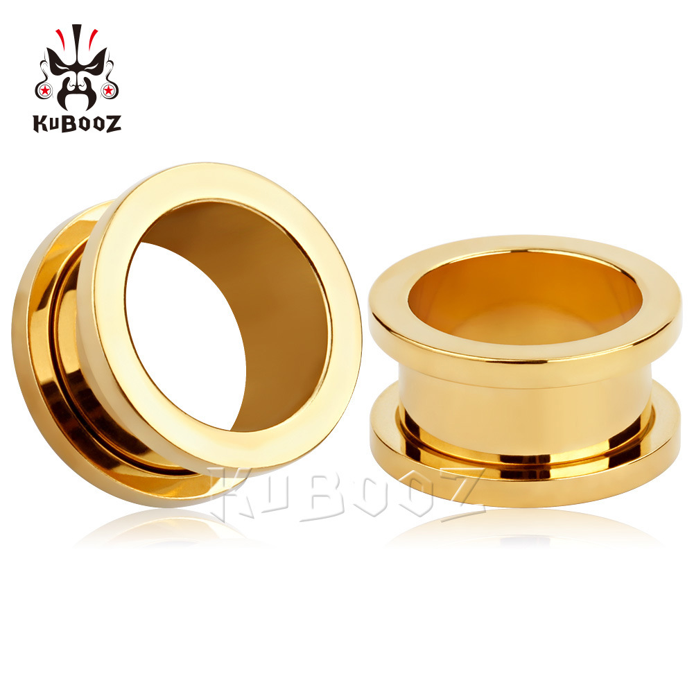 European and American Stainless Steel Ear Expansion Simple Basic Pulley Hole Expansion Earrings Piercing Jewelry Ear Expander Auricle Wholesale