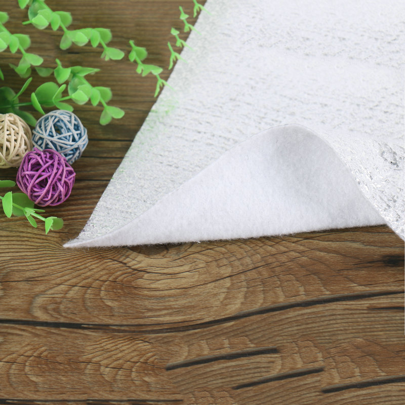 Aluminum Film Composite Non-Woven Aluminum Film Needle-Punched Cotton Thermal Insulation Metal Cotton Aluminum Film Fabric Filled Cotton White Polyester