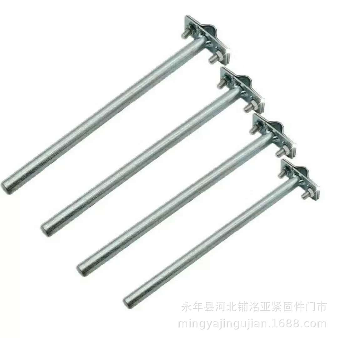 Mingya galvanized lightning protection belt bracket lightning rod lightning protection card with expanded T-type lightning protection bracket lightning protection bracket