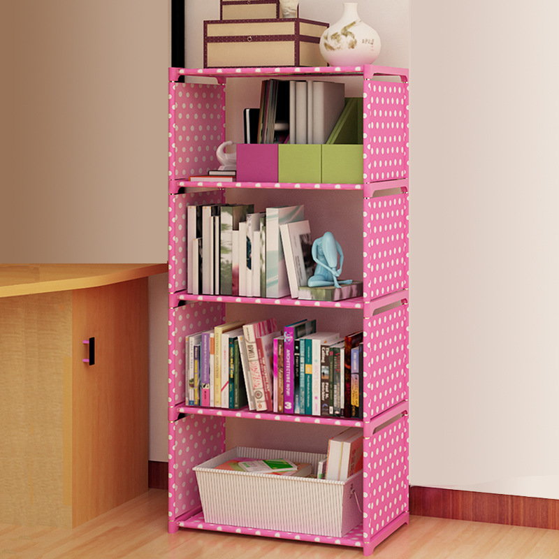 Простая книжная полка Yun Yaxiang, одноуровневая, креативная, усиленная, оптовая полка для детей