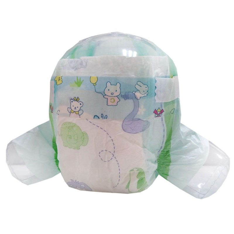 Factory Wholesale Export Inventory Diapers 50 Pieces Simple Baby Diaper Pull-Up Pants B Grade Diaper