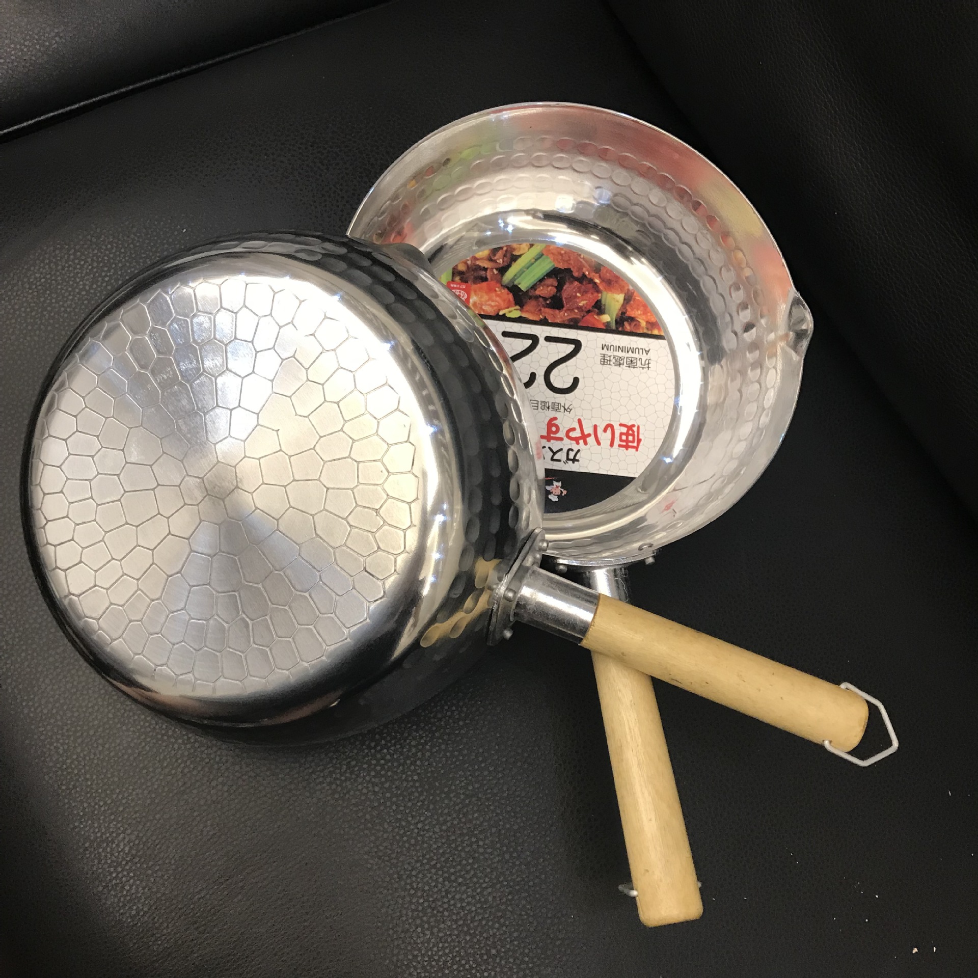 Прямые поставки с фабрики, алюминиевый снеговой горшок, суповой горшок, молочный горшок, с деревянной ручкой, стальной ручкой, снеговая сковорода