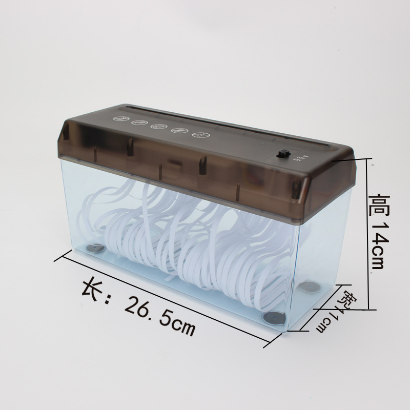 USB Electric Dual-Purpose Paper Shredder Desktop Mini Small Financial Receipt A4 Paper Shredder Paper Cutter Export Product