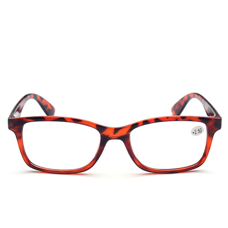 Factory Self-Sold Self-Produced Reading Glasses New Street Stall Elderly Glasses Wholesale Comfortable Resin Reading Glasses 9802