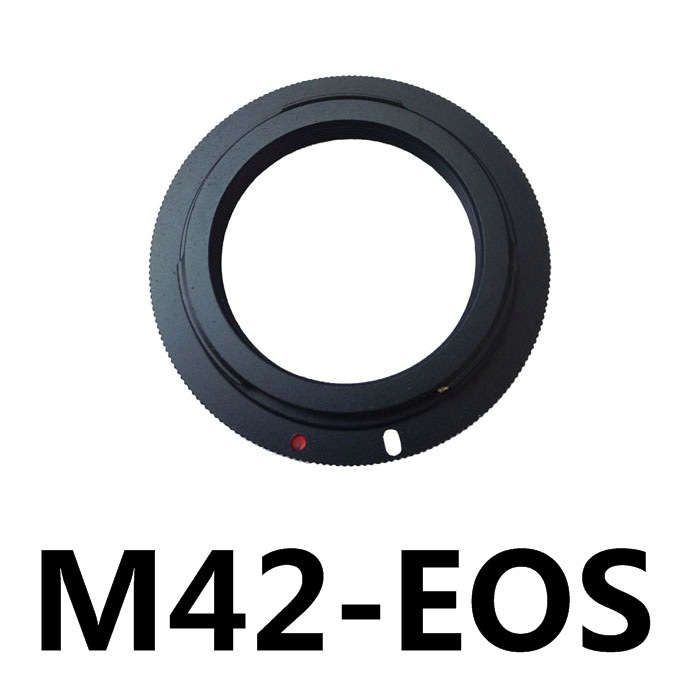 Переходное кольцо M42-EOS для объектива M42 на корпус Canon EF