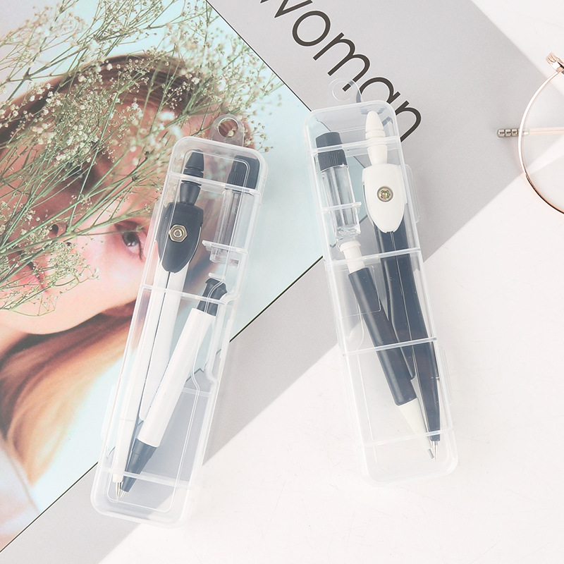 Wholesale student compasses set with lead core geometry drawing tool examination drawing drawing engineering drawing circle
