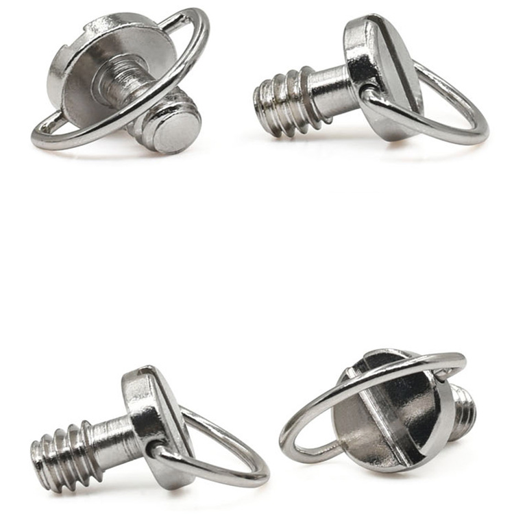 1/4 inch quick-fitting plate screw camera camera plate handle pan/tilt multifunctional small C- ring screw