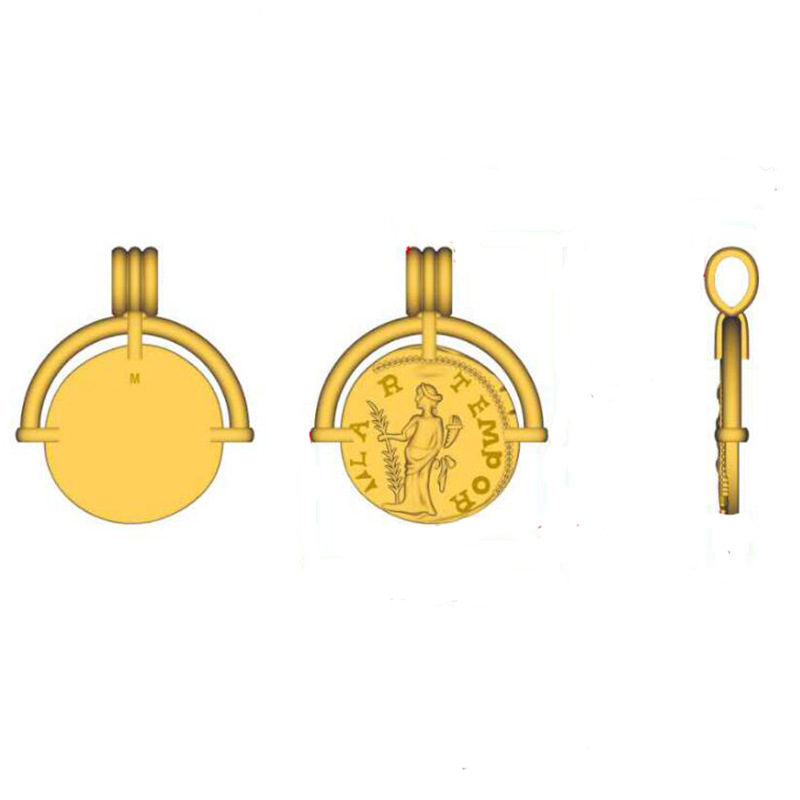 S925 Silver Jewelry Necklace Customized with Drawings and Samples, Jade Chalcedony Pendant Inlaid Ring Jewelry Customized