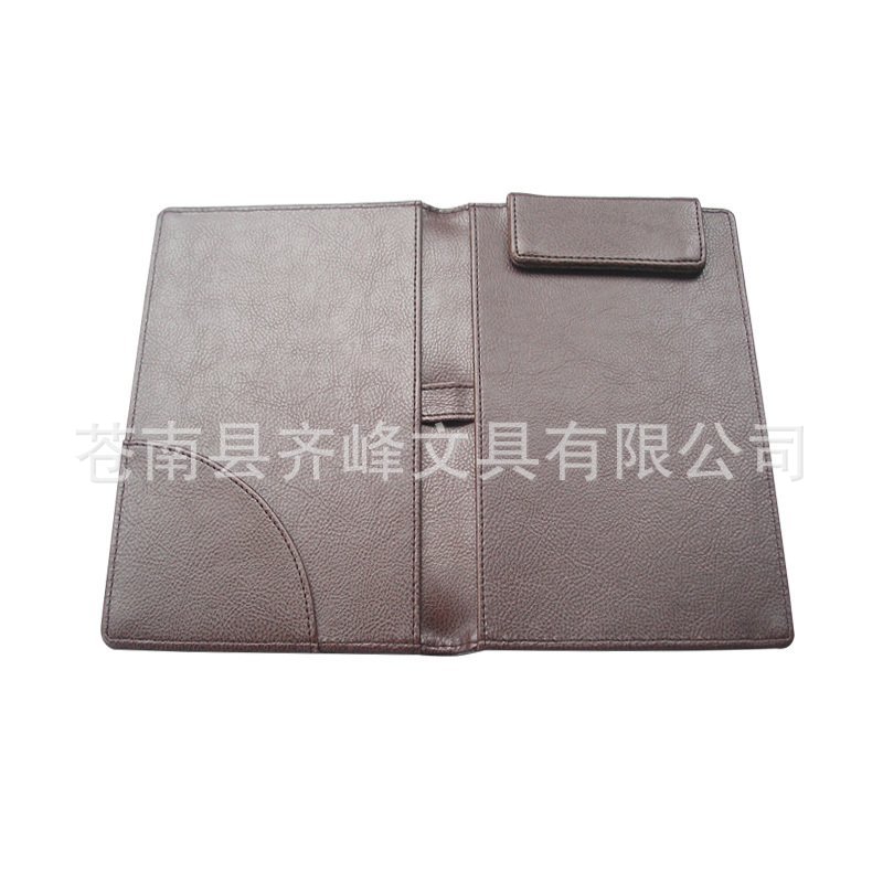 Factory hotel high-grade leather cash register magnet cash register clip bill clip single clip purchase single clip wine single clip
