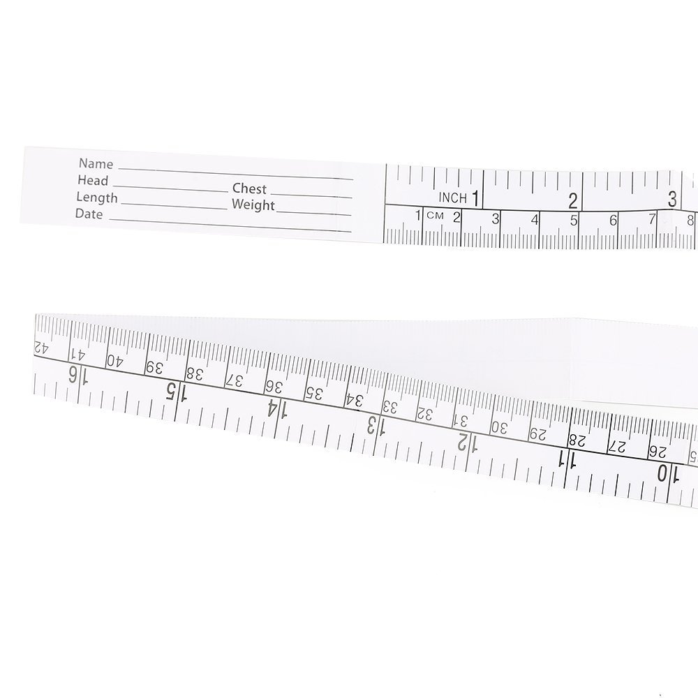 Wentai tape factory 1 m single-sided British scale paper ruler/single-sided single black paper ruler/special ruler