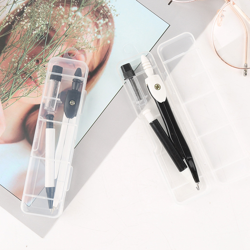 Оптовый набор компасов для студентов с графитом для геометрического рисования