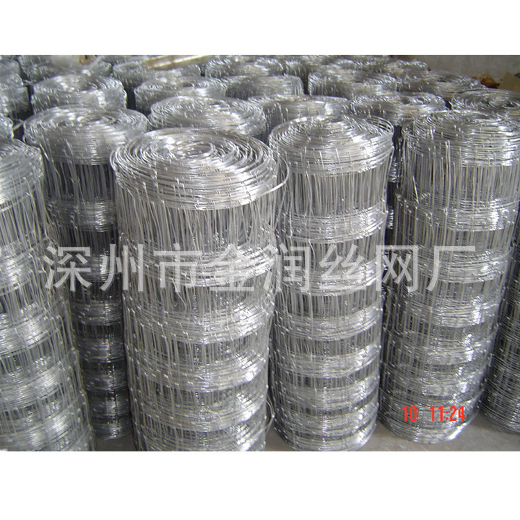 Factory Customized Sheep and Cattle Fence Net, Grassland Net, Sheep Guardrail Net, Hot-Dip Galvanized Steel Wire Breeding Net, Iron Wire Protective Net