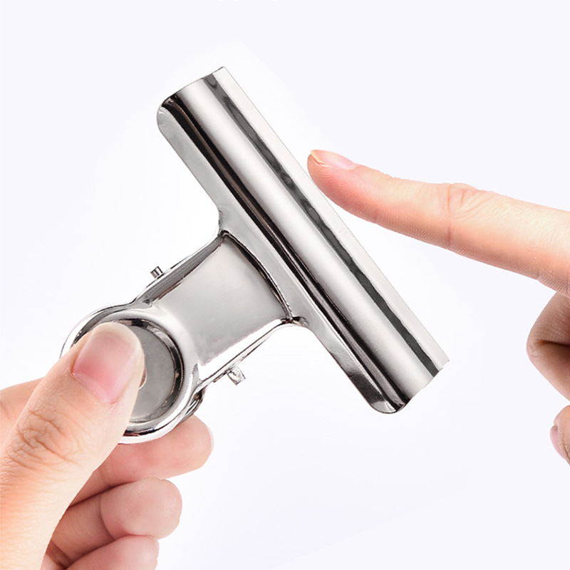Clip Strong Iron Clip Office Folder Metal Seal Clip Stainless Steel Long Tail Clip Stationery Bill Book Clip