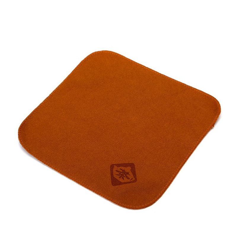 Tea Set Tea Ceremony Tea Towel Free Plus logo Tea Set Tea Cup Cleaning Thickened Absorbent Cotton Tea Towel Factory Outlet