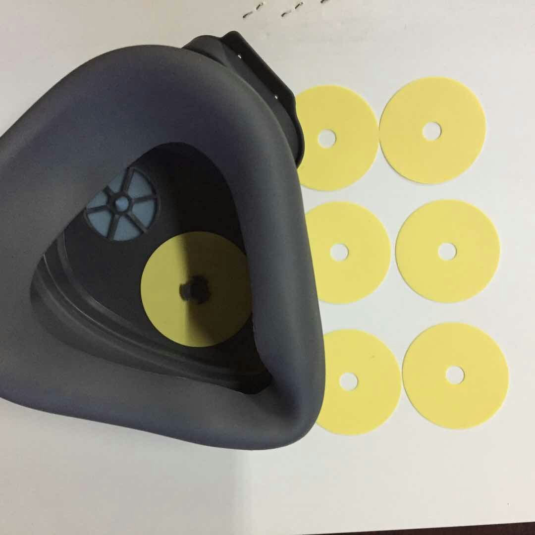 Factory Direct Sales Dust Mask Silicone Sheet with Handle Transparent Valve Filter Box Mask Environmentally Friendly Mask Accessories Valve Sheet