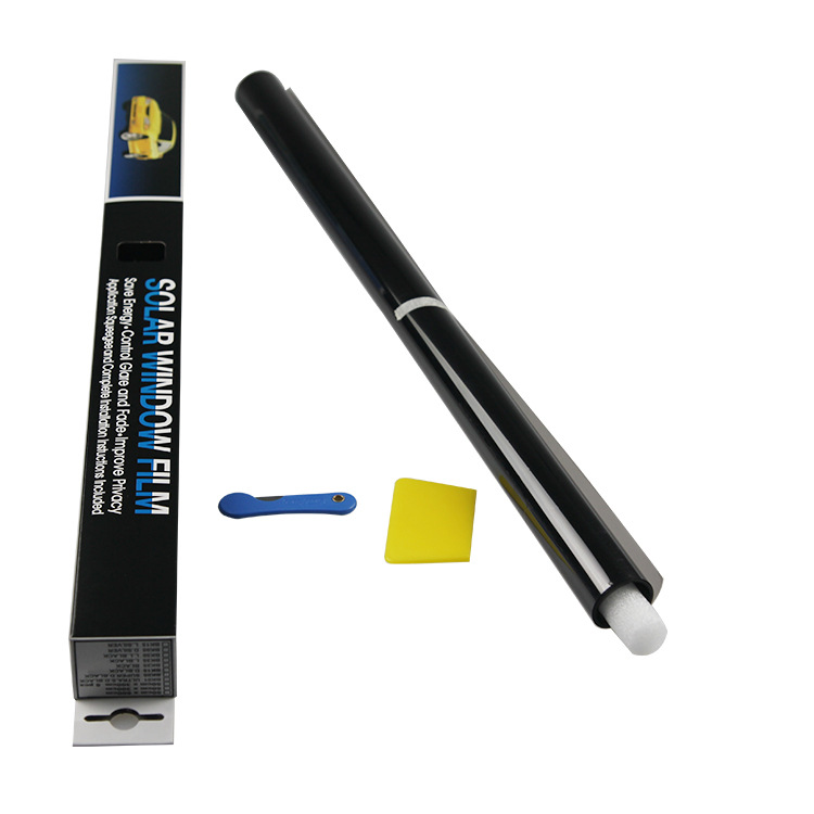 Sun film car glass sun protection and heat insulation black car window film roof film with Pearl cotton stick