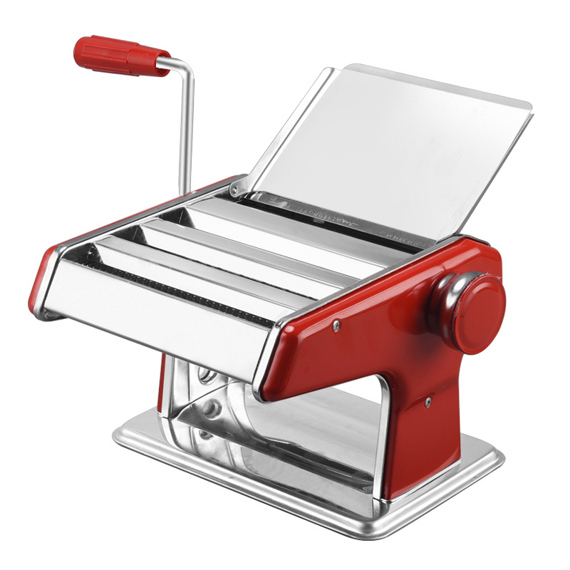 Household Stainless Steel Noodles Machine Small Multi-function Noodles Press Manual Stainless Steel Rolling Noodles Machine Dumpling Wonton Leather Machine