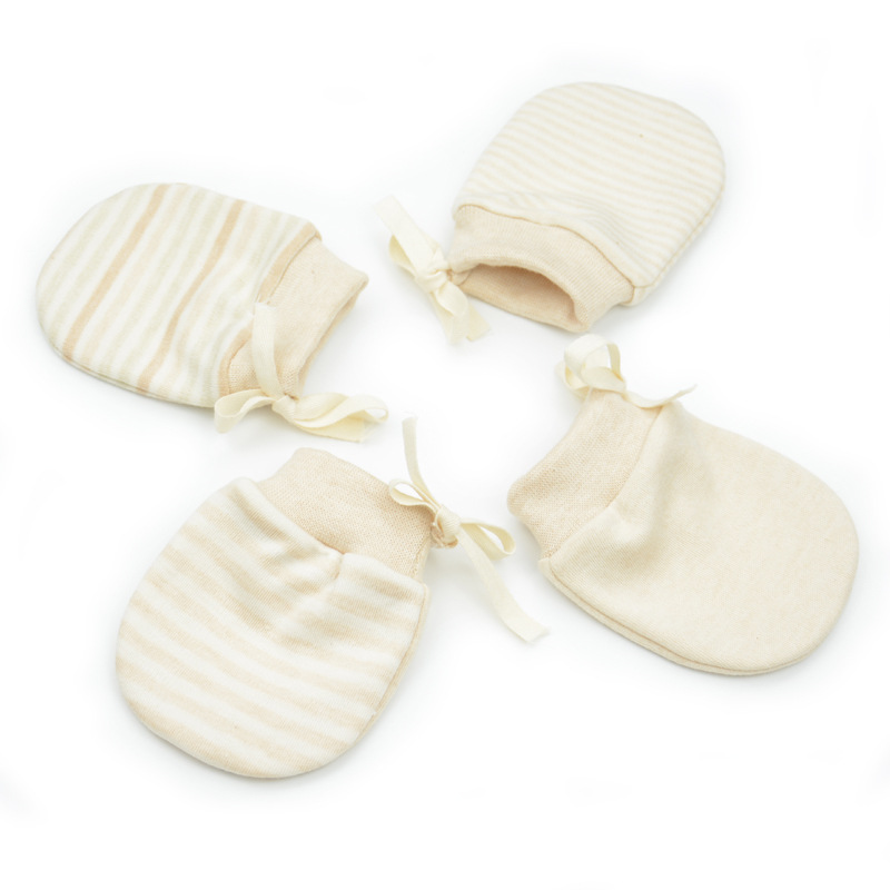 Baby Gloves Newborn Baby Anti-Scratch Spring, Summer and Autumn Cotton Anti-Eating Hand Maternal and Infant Products Wholesale Thin Protection