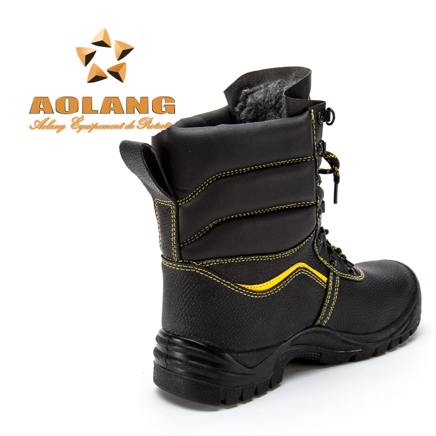 Protective Shoes Men's Winter High-top Boots Steel Toe Anti-smashing Anti-puncture Wear-resistant Protection Work Site Safety