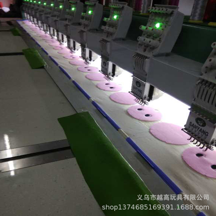 Professional production and processing embroidery factory computer embroidery creative plush toys