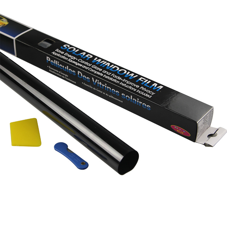 Sun film car glass sun protection and heat insulation black car window film roof film with Pearl cotton stick