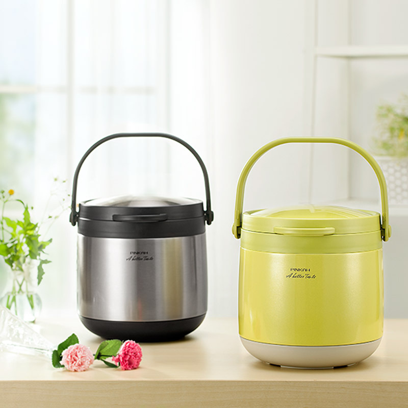 Pin Jia Jia Pin Household 2.7L4.1L Braised Pot Fire-Free Re-cooking Pot 304 Stainless Steel Vacuum Pot