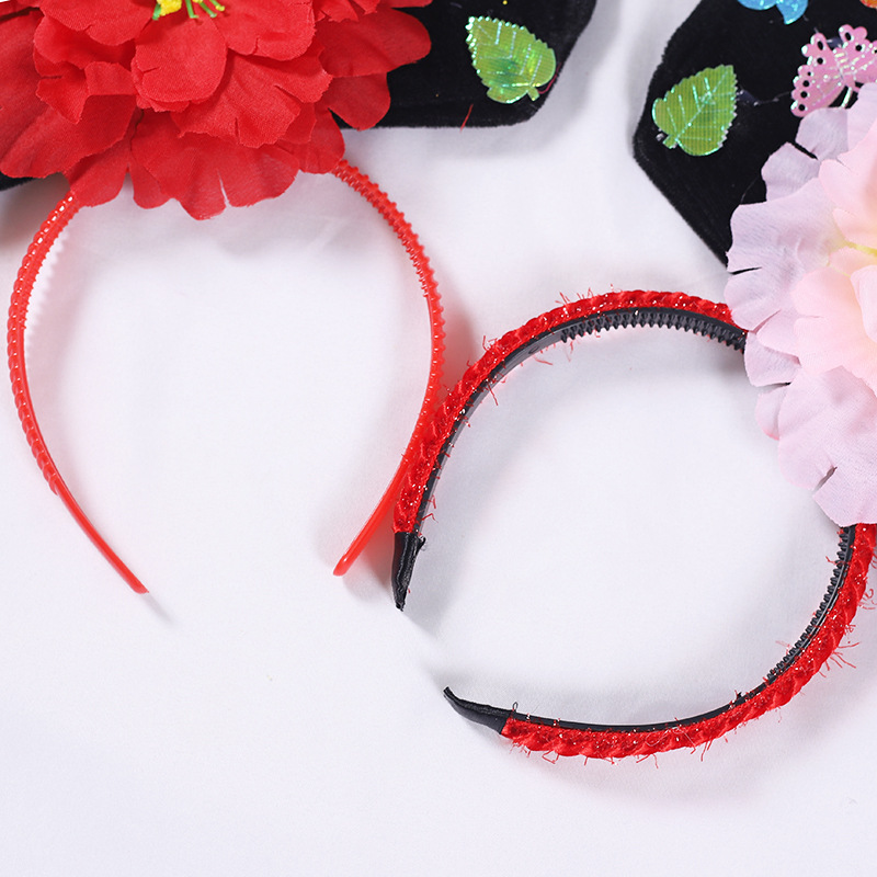 Wedding supplies door blocking and greeting relatives, groomsman Brothers Group, door blocking game props, plaid hat, headband wholesale