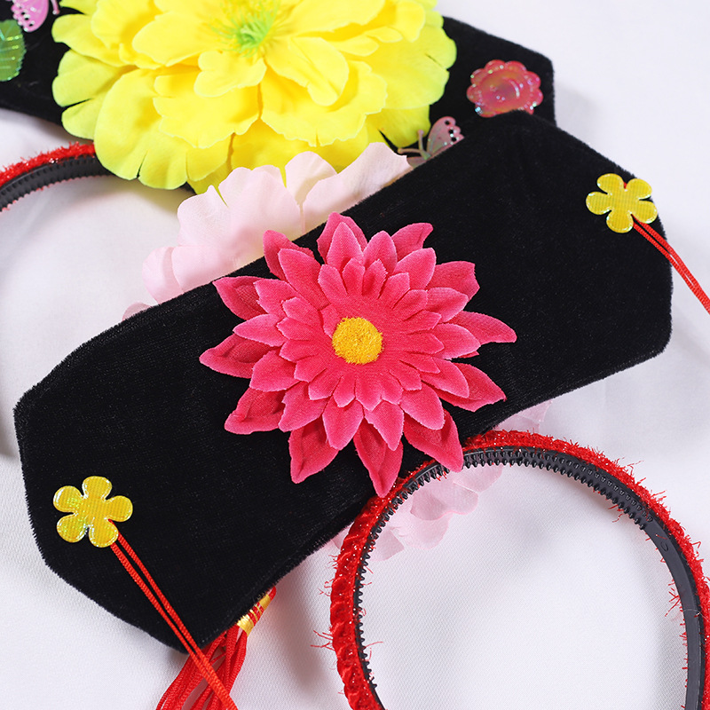 Wedding supplies door blocking and greeting relatives, groomsman Brothers Group, door blocking game props, plaid hat, headband wholesale