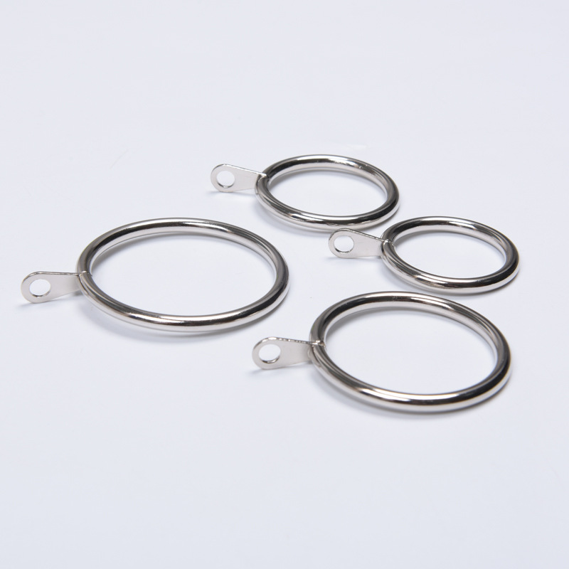 Cross-Border Curtain Hook Ring Metal Curtain Hook Ring with Ear Ring Roman Ring Roman Ring Curtain Accessories Accessories
