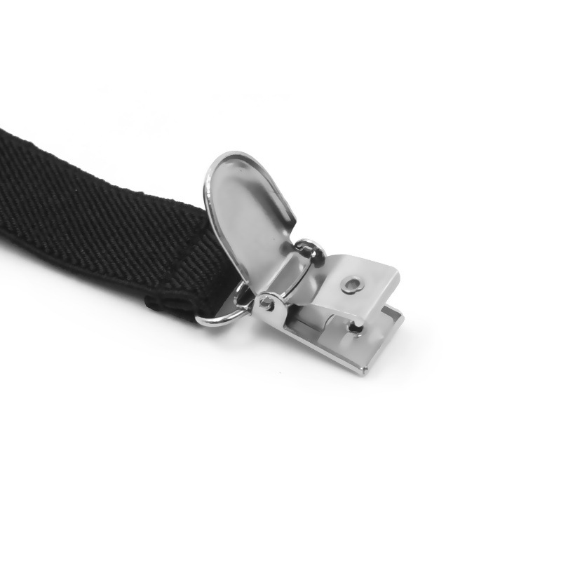 Cross-Border Supply Manufacturer Supply Children's Gloves Anti-Slip Strap Polyester Material Elastic Glove Clip Ready Stock