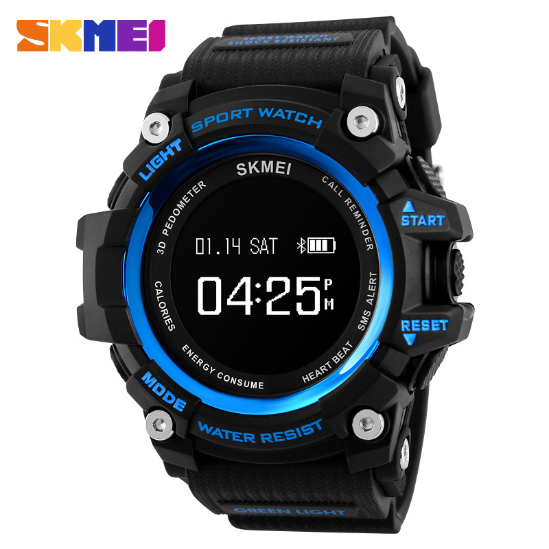 Skmei fashion smart waterproof sports step counting multifunctional smart electronic watch male student watch