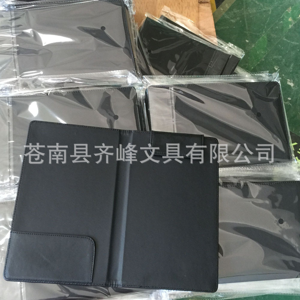 Making high-grade black pu cash register clip hotel restaurant menu clip Wenzhou Cangnan factory specializing in production