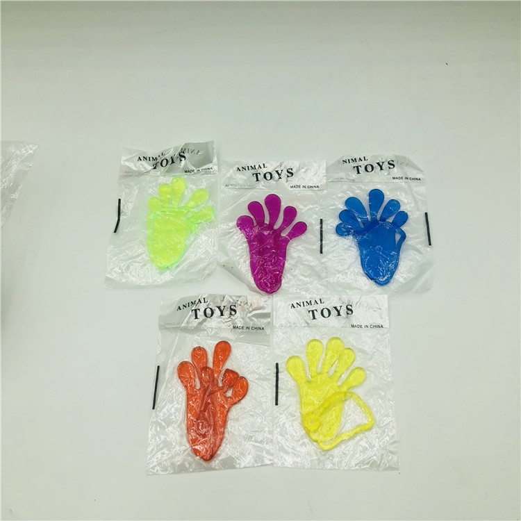 80 Nostalgic Toys Elastic Telescopic Sticky Palm Large Wall-climbing Palm Toy Tricky Little Hand